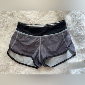 Lululemon speed up shorts, low rise, 2.5” inseam